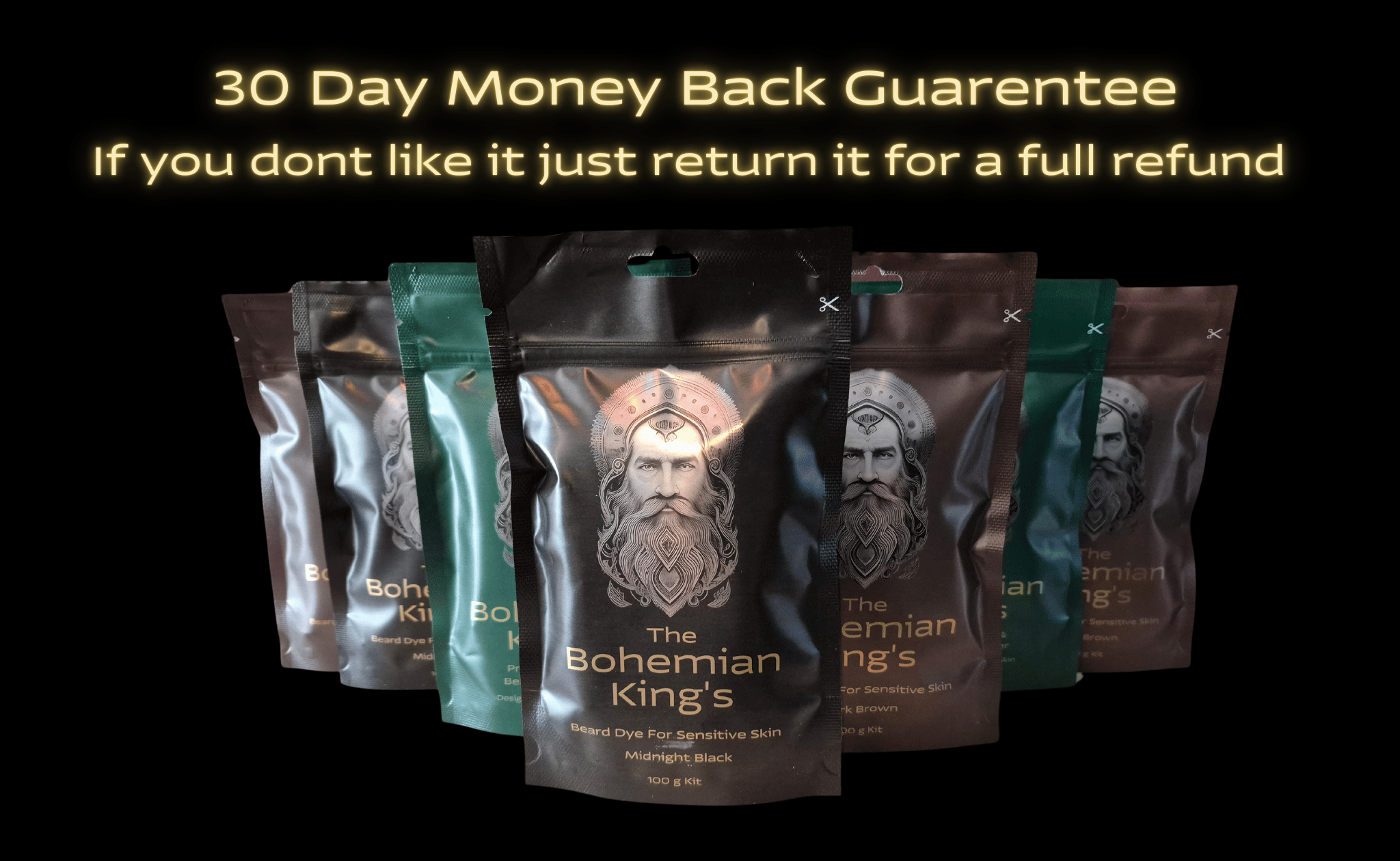 Beard Dye Money Back Guarantee