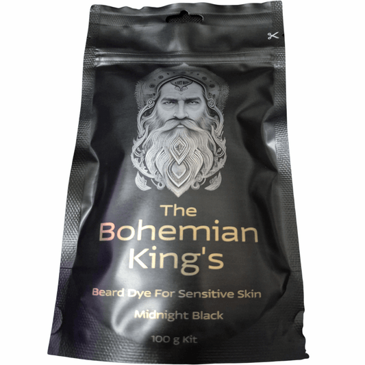 The Bohemian King's Natural  & Organic Beard Dye -Midnight Black