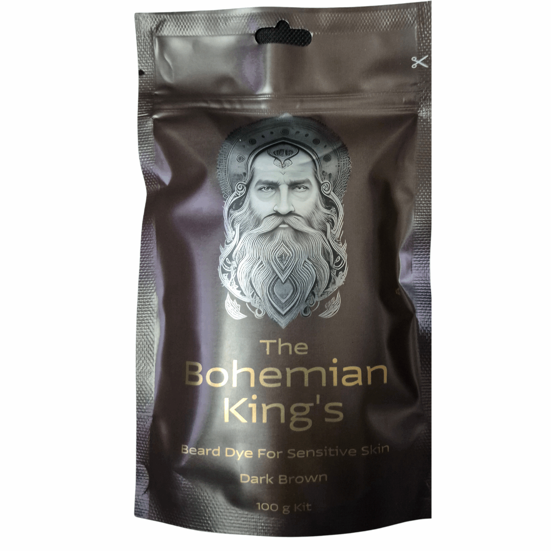 The Bohemian King’s Natural & Organic Dark Brown Beard Dye for Sensitive Skin