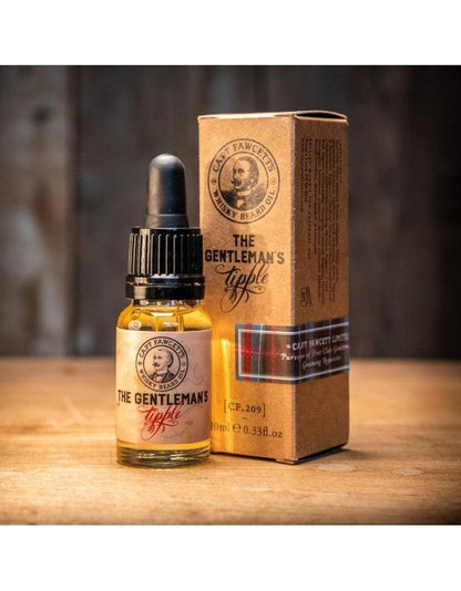 Huile à barbe au whisky Captain Fawcett's Tipple 10 ml Format voyage