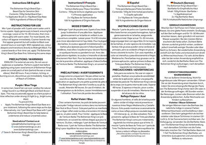 Teinture naturelle brune pour barbe | Pour peaux sensibles | Sans PPD ni ammoniaque | The Bohemian King's