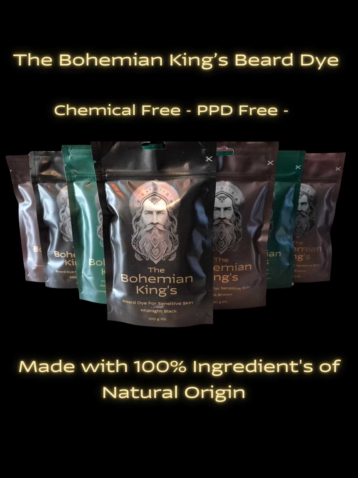 Bohemian King's Beard Dye PPD Free 