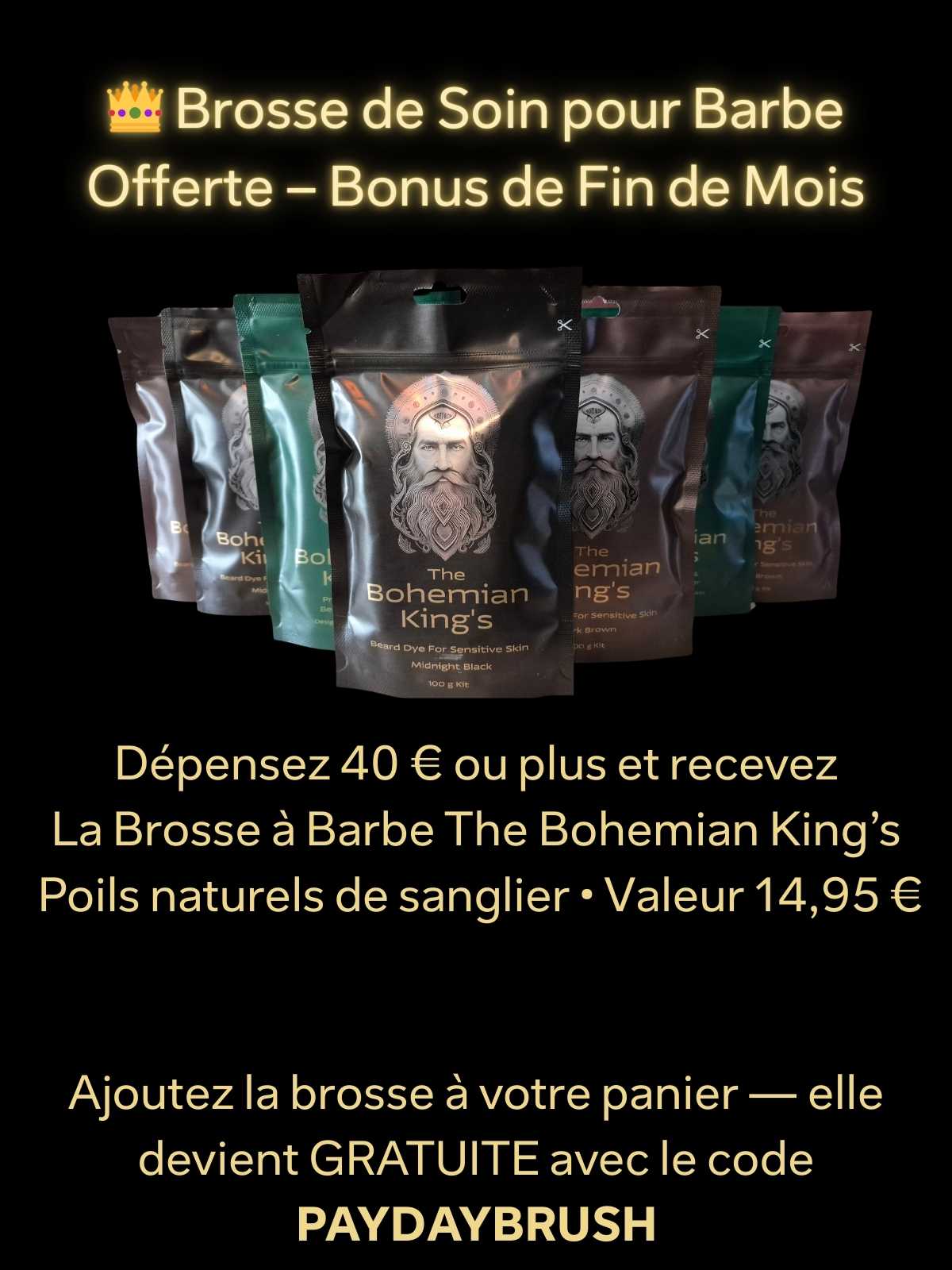 Promo Free Beard Care Brush when Spend €40 or more