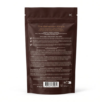 Tinte castaño natural para barba | Bohemian King’s