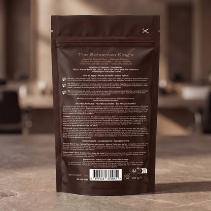 Tinte castaño natural para barba | Bohemian King’s